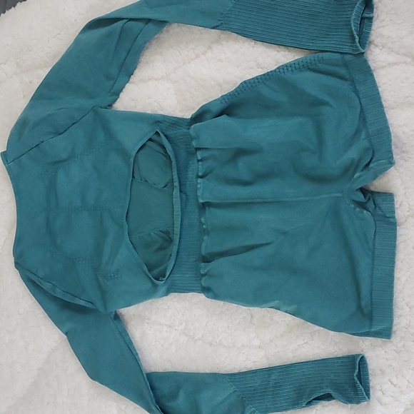 *Flawed* Free People Good Karma Longsleeve Onesie Overcast - Picture 4 of 11